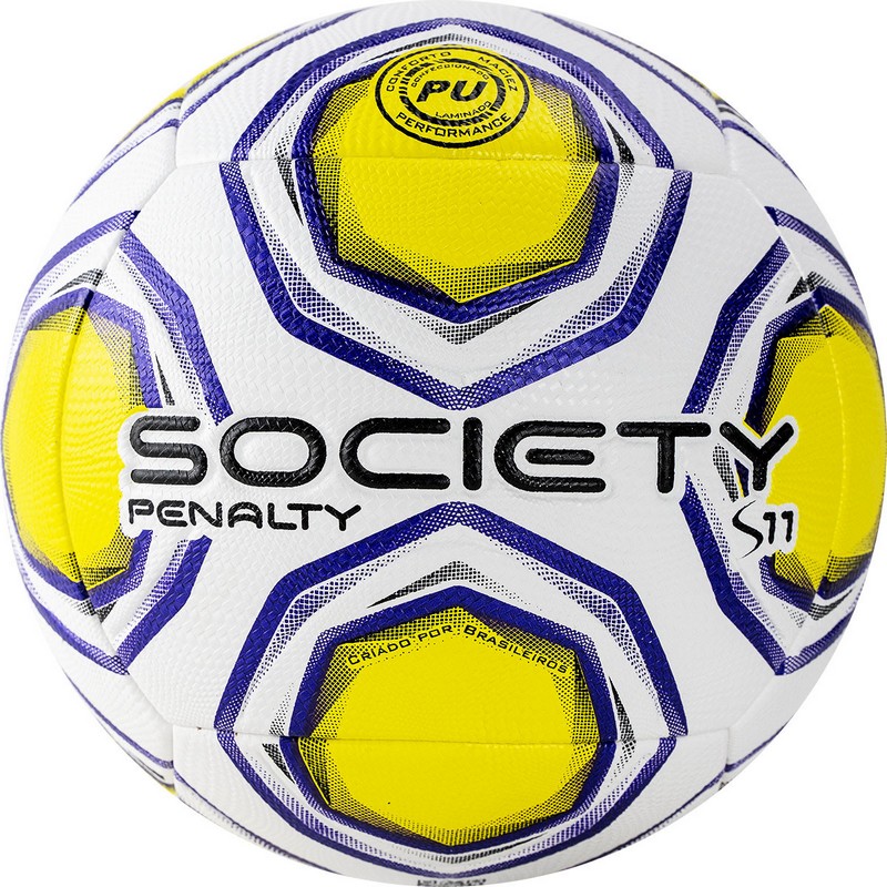 Мяч футбольный Penalty Bola Society S11 R2 XXI 5213081463-U р.5 800_800