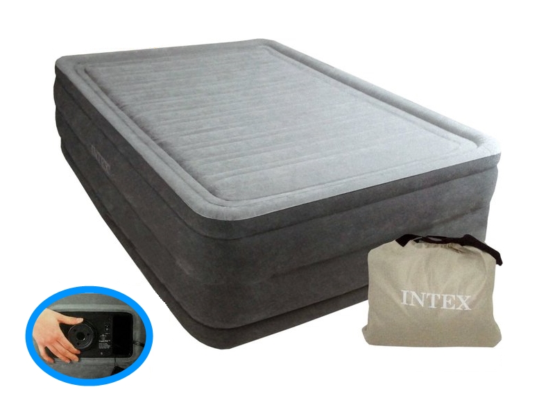 Надувная кровать Intex Comfort-Plush 152х203х56см, встроенный насос 220V 64418 800_593