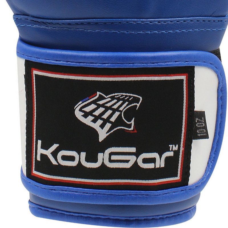 Боксерские перчатки Kougar KO300-4, 4oz, синий 800_800