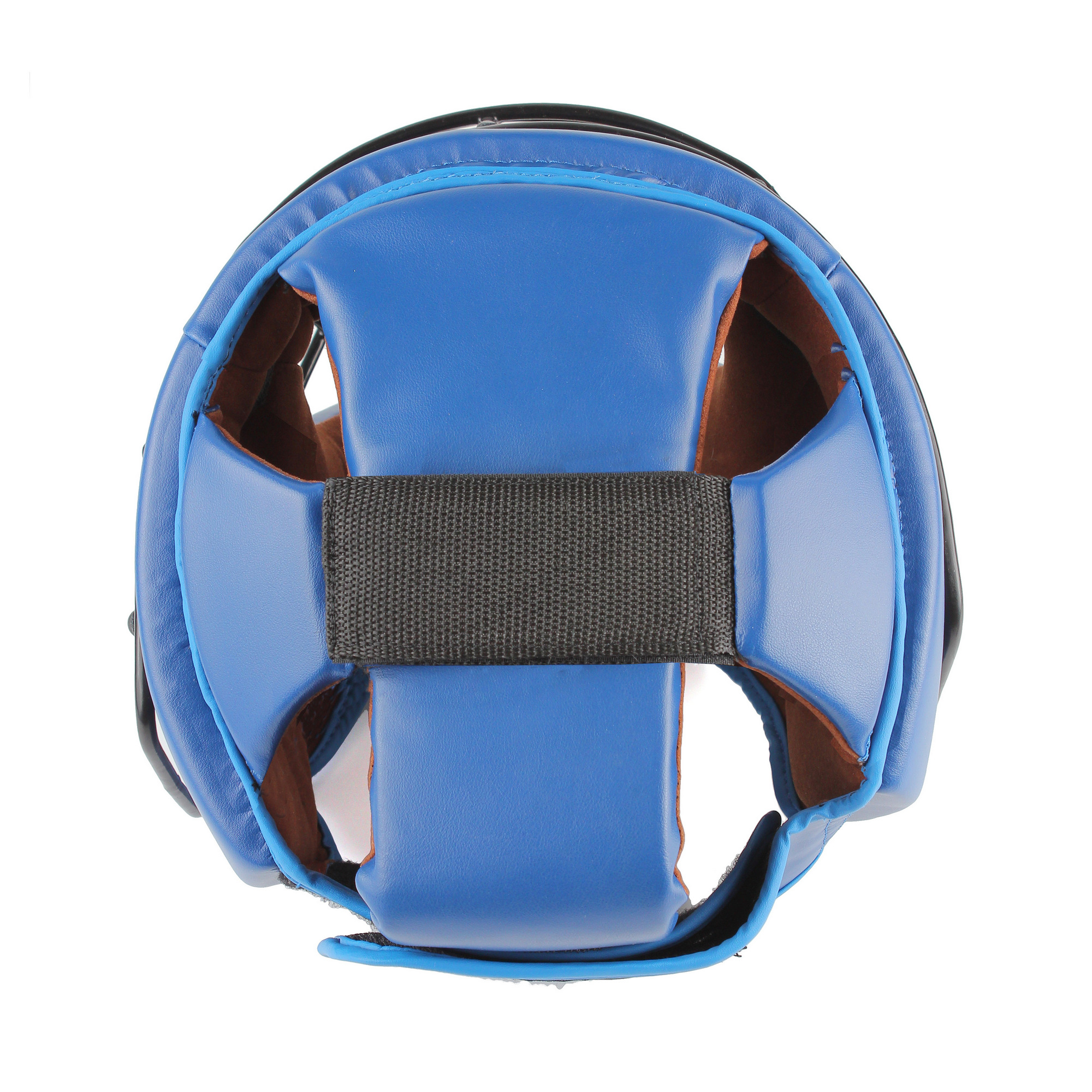 Шлем для рукопашного боя с защитной маской (иск.кожа) Jabb JE-6012, синий, размер 2000_2000