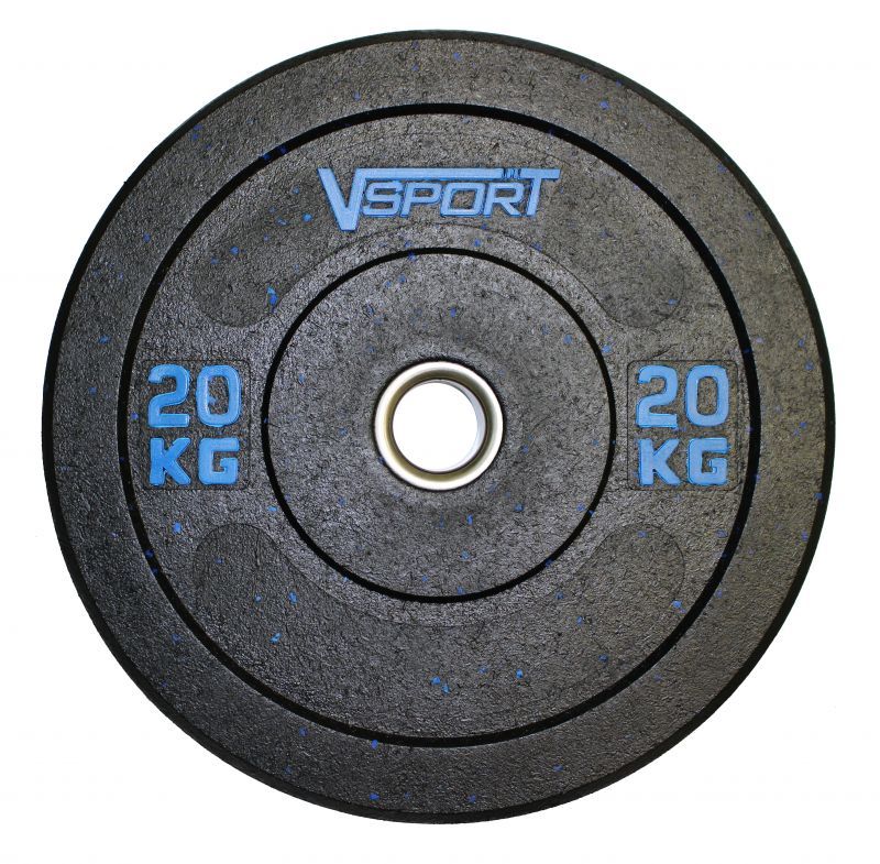 Диск бамперный V-Sport черный 20 кг FTX-1037-20 800_785