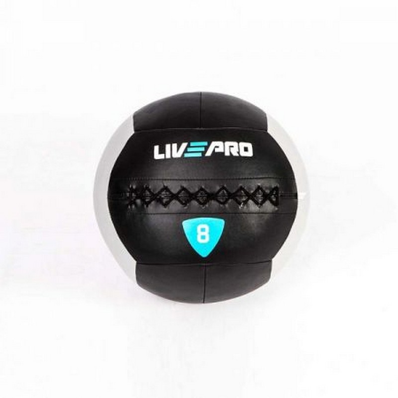 Медбол 10 кг Live Pro Wall Ball LP8100-10 800_800