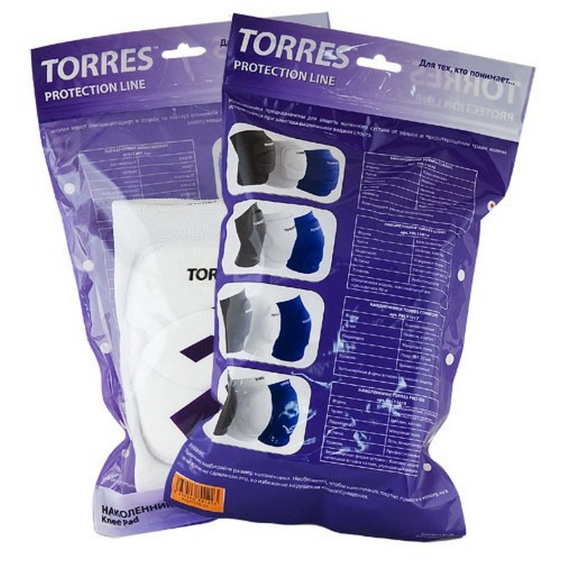 Наколенники спортивные Torres Classic синий 800_800