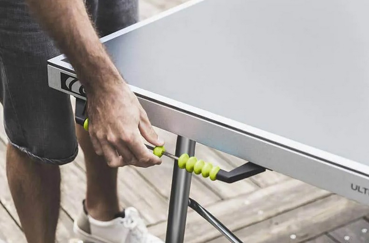 Теннисный стол 5 мм Cornilleau Instinct Outdoor 115309 серый 1216_800