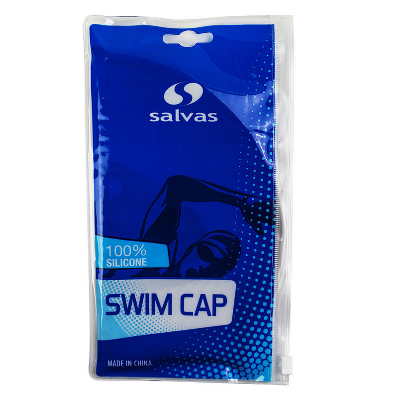 Шапочка для плавания Salvas Cap FA065/B, синий 800_800