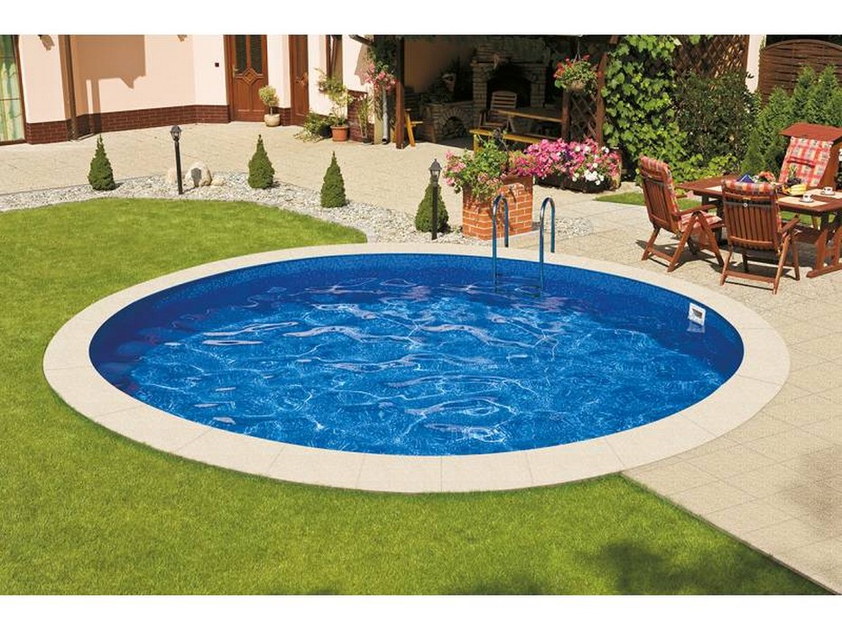 Морозоустойчивый бассейн Ibiza круглый глубина 1,2 м диаметр 5 м, мозайка 933_700