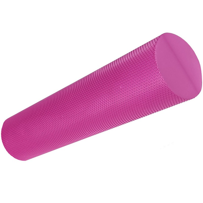 Ролик для йоги Sportex полумягкий Профи 45x15cm розовый ЭВА B33084-4 800_800