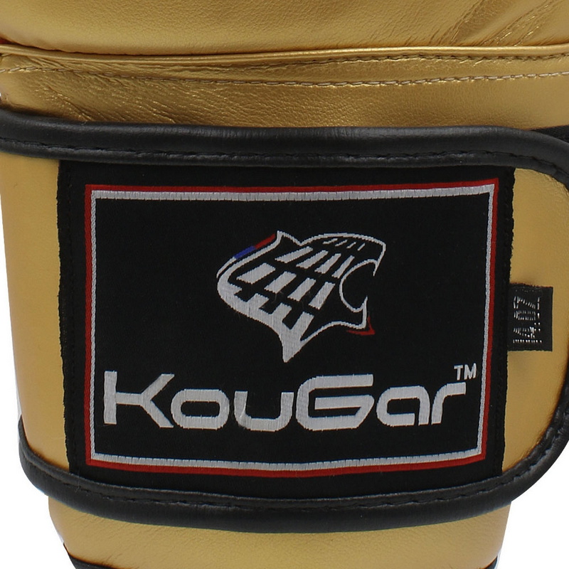 Боксерские перчатки Kougar KO600-6, 6oz, золото 800_800