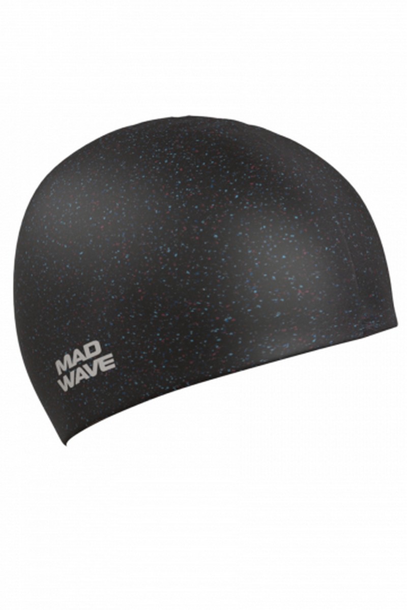Шапочки для плавания Mad Wave Recycled M0536 01 0 00W черный 800_1200