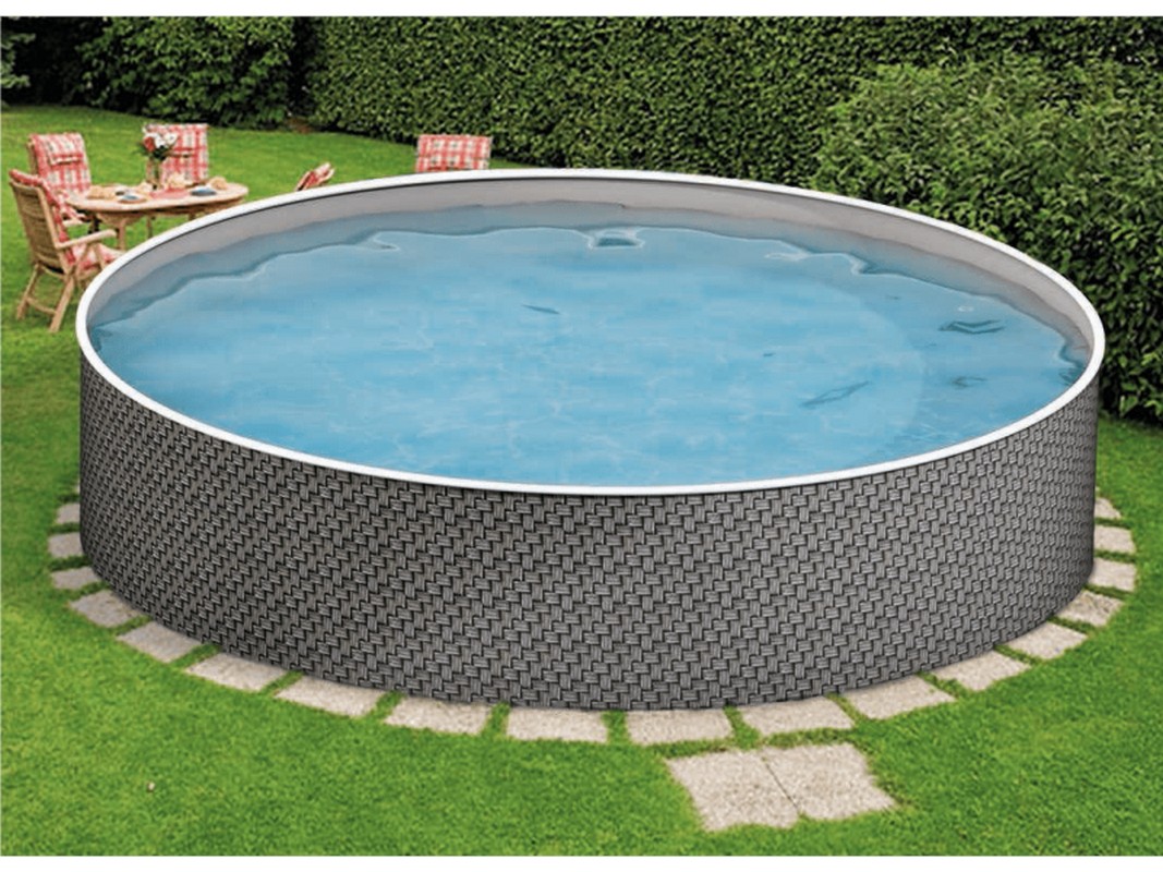 Морозоустойчивый бассейн круглый 500x500x120см Mountfield Azuro (Basic) Rattan 1067_800