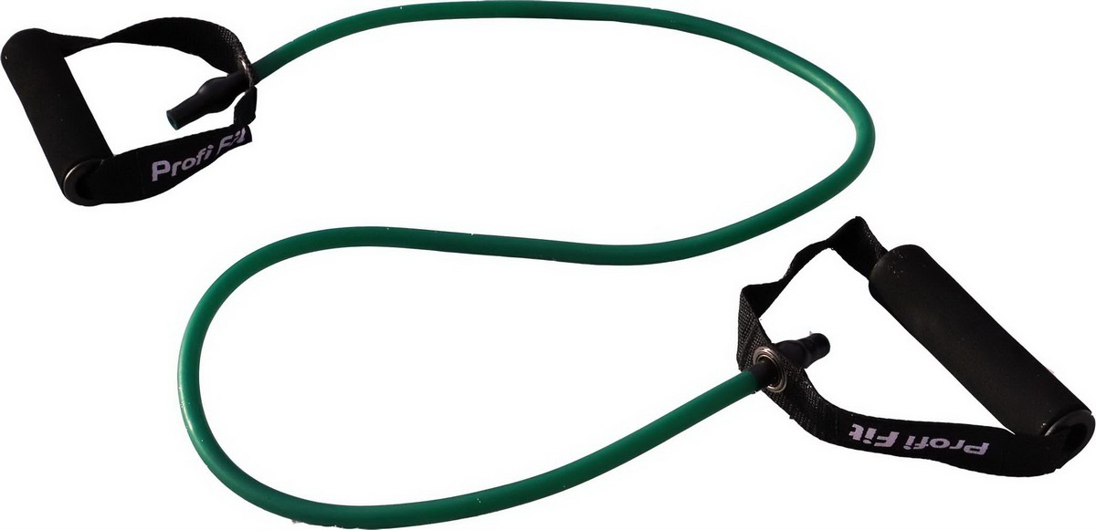Эспандер трубчатый Profi-Fit сопротивление 5 кг, зеленый 1200_581