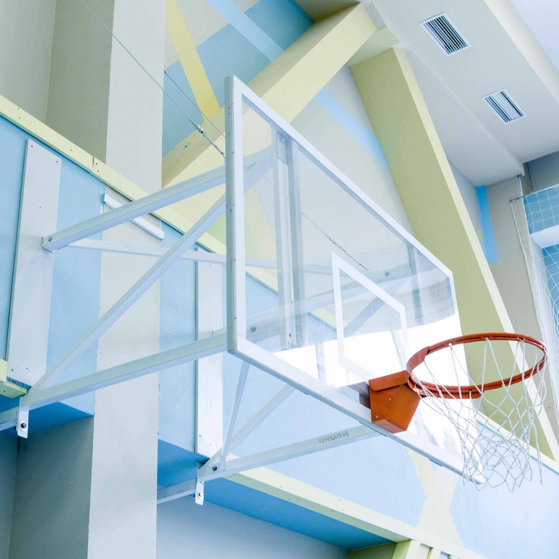 Щит баскетбольный игровой (стекло 10 мм, ударопрочная пленка) 1050х1800 мм Zavodsporta 800_800