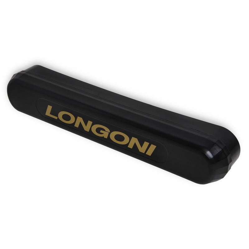 Панель торцевая для светильника Longoni Nautilus логотип Gold 07473 черная 800_800