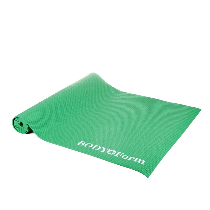 Коврик гимнастический Body Form BF-YM01C в чехле 173x61x0,4 см зеленый 800_800
