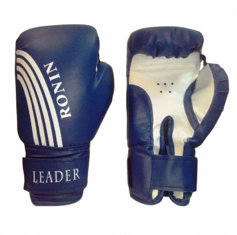 Боксерские перчатки Ronin Leader синий 8 oz 807_800