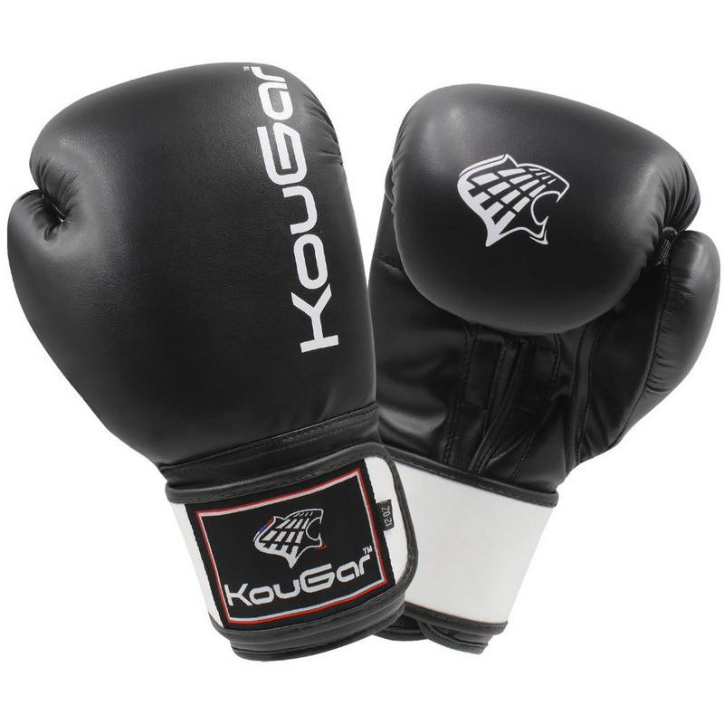 Боксерские перчатки Kougar KO400-6, 6oz, черный 800_800