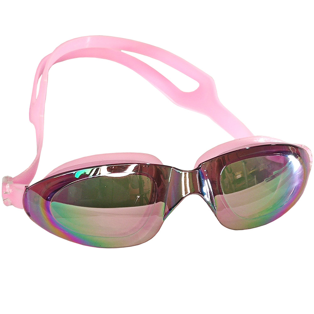 Очки для плавания взрослые (розовые) Sportex E33118-3 1000_1000