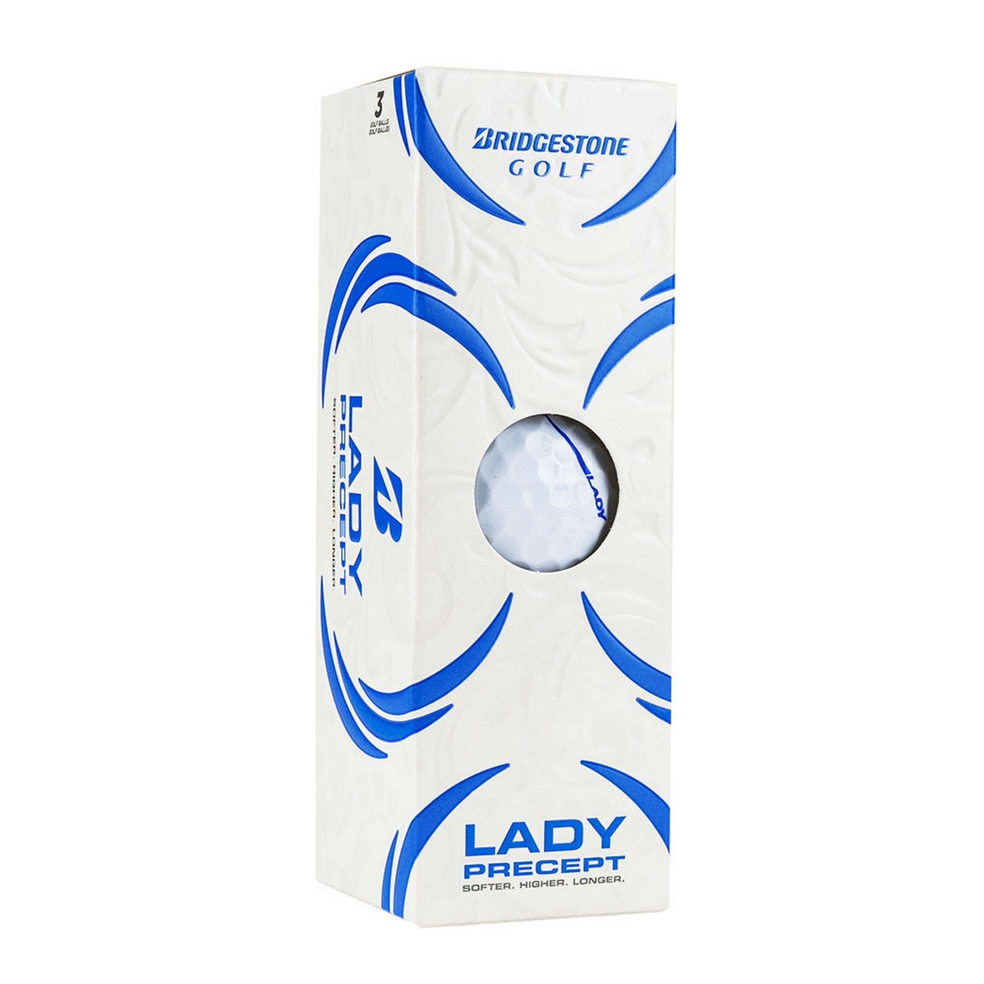 Мяч для гольфа Bridgestone Lady Precept BGB1LWX белый (3шт.) 2000_2000