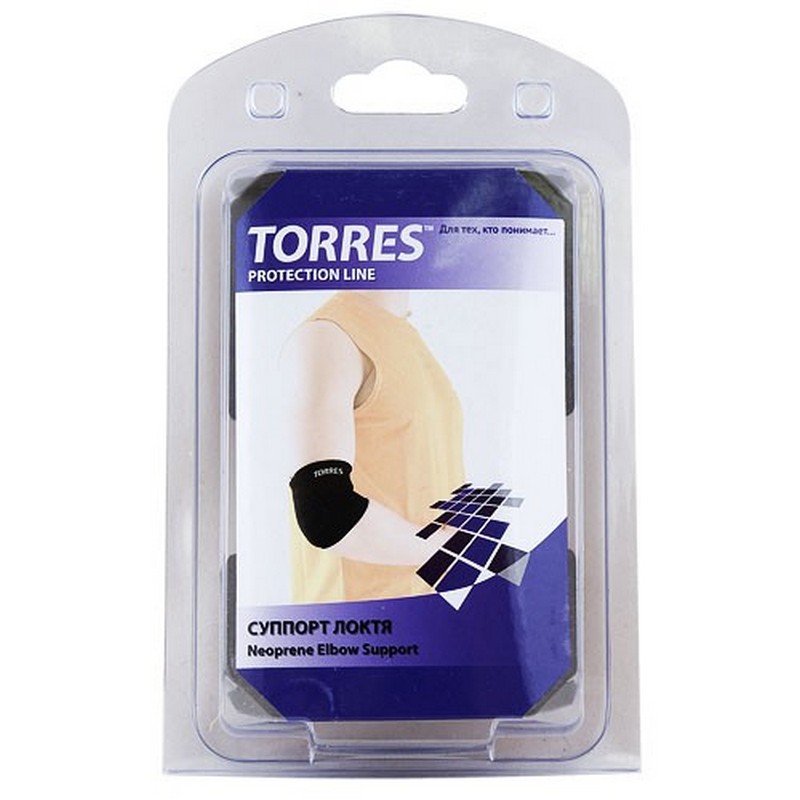 Суппорт локтя Torres PRL6008S черный 800_800