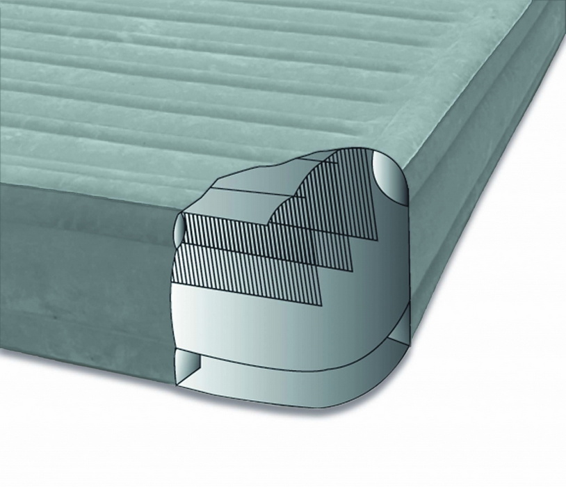 Надувная кровать Intex Comfort-Plush 152х203х46см, встроенный насос 220V 64414 814_700