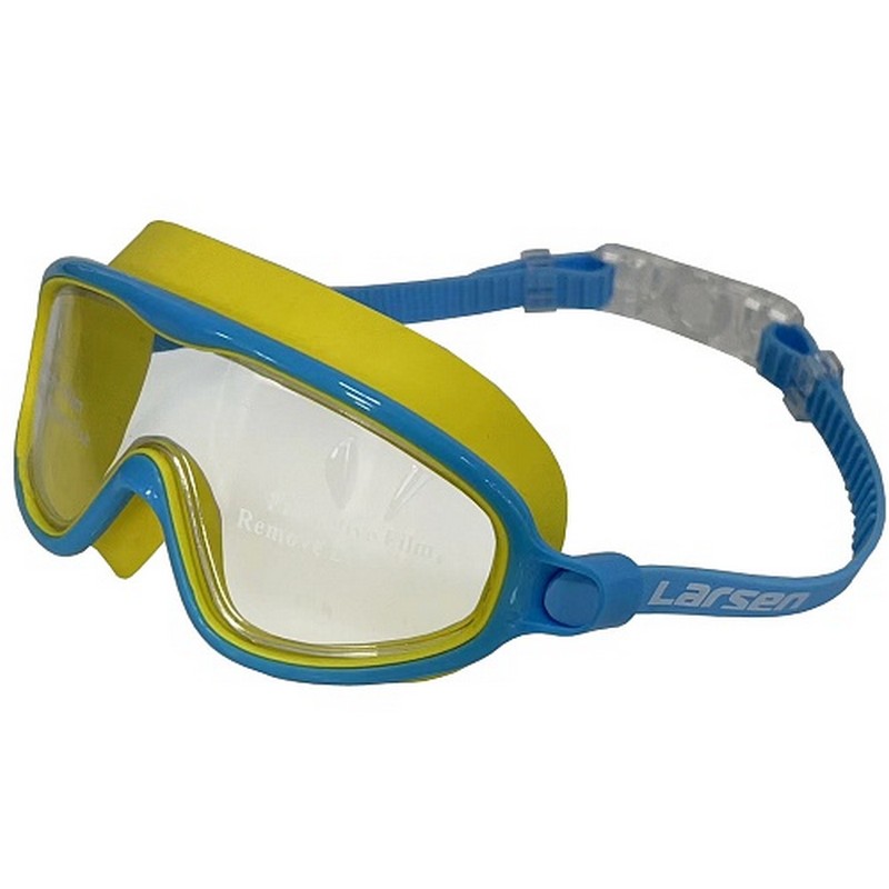 Очки плавательные детские Larsen G2260 синий\желтый 800_800
