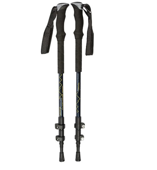Палки для ходьбы треккинговые раздвижные с удлиненной ручкой 105-135 см Techteam TT HIMALAYAS NN001649 Blue 502_543