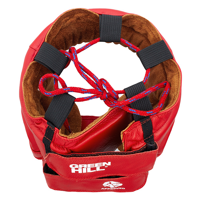 Шлем для самбо Green Hill Five star FIAS Approved HGF-4013fs, красный 700_700