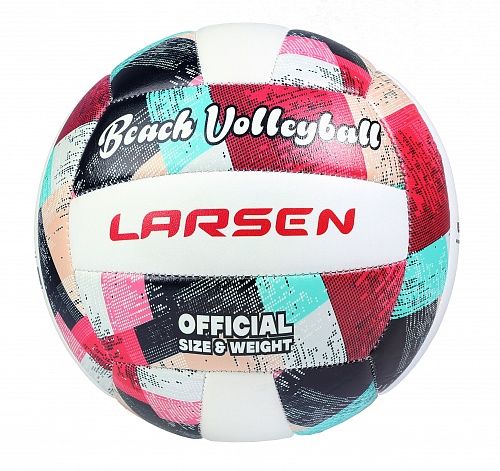 Мяч волейбольный Larsen Beach Volleyball Pink/Blue 500_471