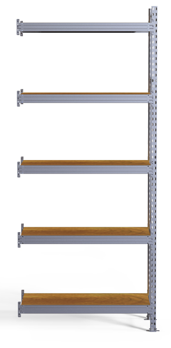 Стеллаж Metall Zavod SGR-V-Zn-ДСП 2165-3,0-DS 300х210х60см 345_700