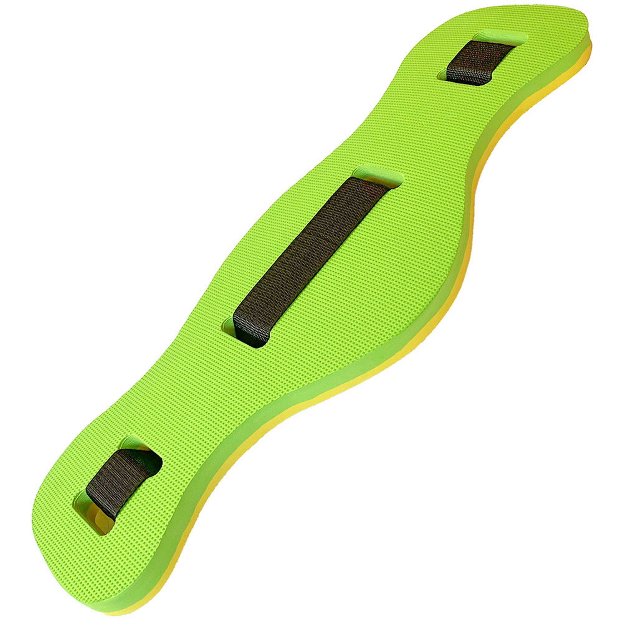 Пояс страховочный для аквааэробики Sportex 2-х цветный, 62х22х2,3см E39341 зелено\желтый 2000_2000