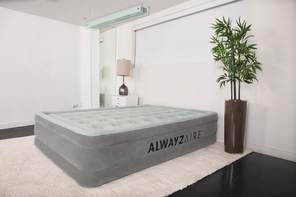 Надувная кровать Bestway Alwayzaire 203х152х46 см с автоподкачкой 67624 975_650