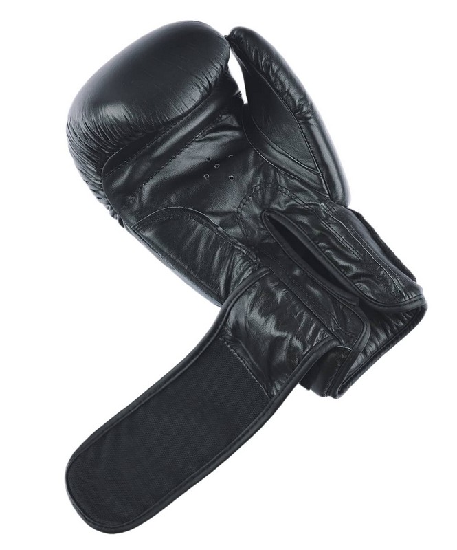 Перчатки боксерские 8 oz Insane ARES, кожа, черный 665_800