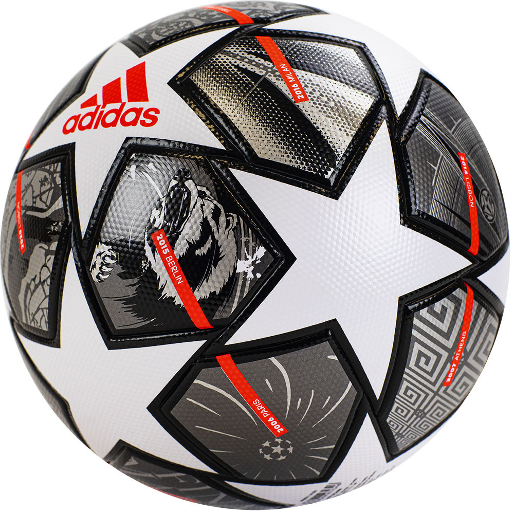Мяч футбольный Adidas Finale Lge GK3468, р.5, бело-синий 1000_1000