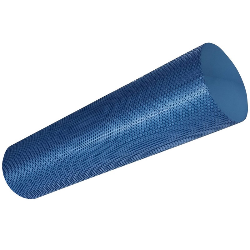 Ролик для йоги Sportex полумягкий Профи 45x15cm синий ЭВА B33084-1 800_800