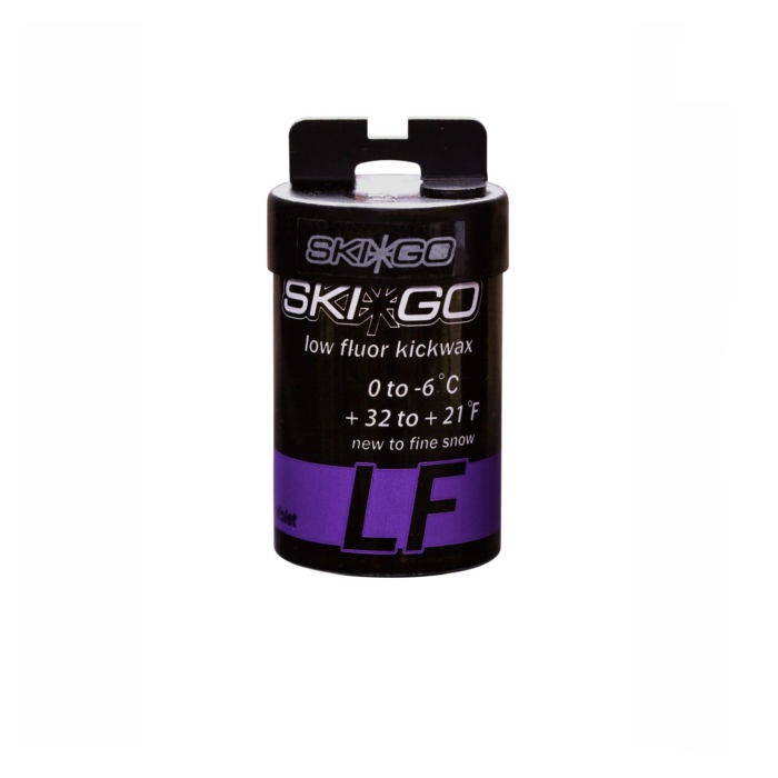 Мазь держания Skigo 90243 LF Kickwax Violet (все типы снега, грязная лыжня) (0°С -6°С) 45 г 700_700