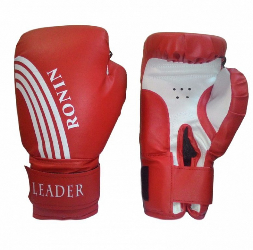 Боксерские перчатки Ronin Leader красный 10 oz 810_800