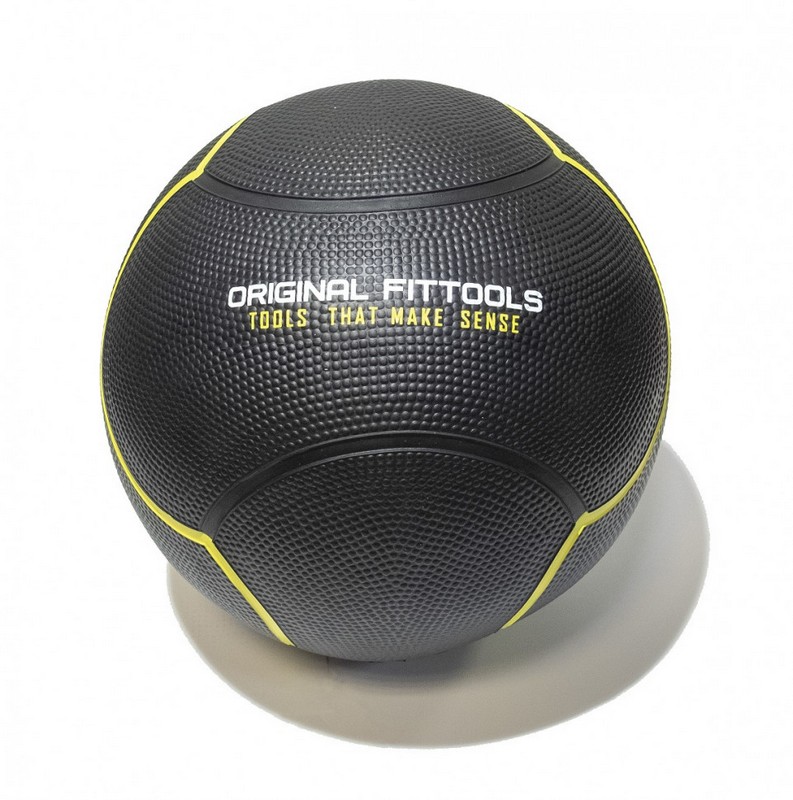 Мяч тренировочный Original Fit.Tools 1 кг FT-UBMB-1 черный 793_800