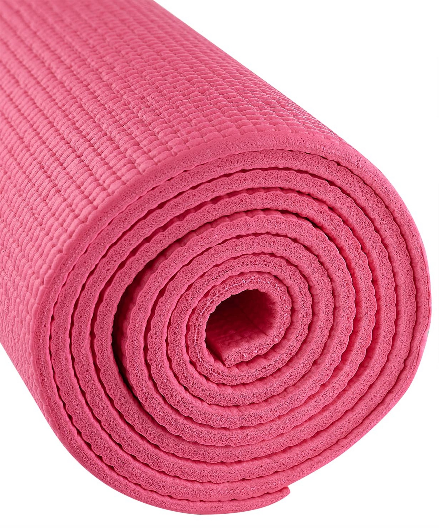Коврик для йоги и фитнеса 173x61x0,6см Star Fit PVC FM-101 розовый 1663_2000