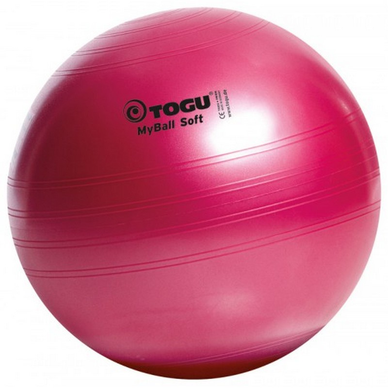 Гимнастический мяч d55 см TOGU ABS Powerball 406557\PI-55-00 розовый 800_800
