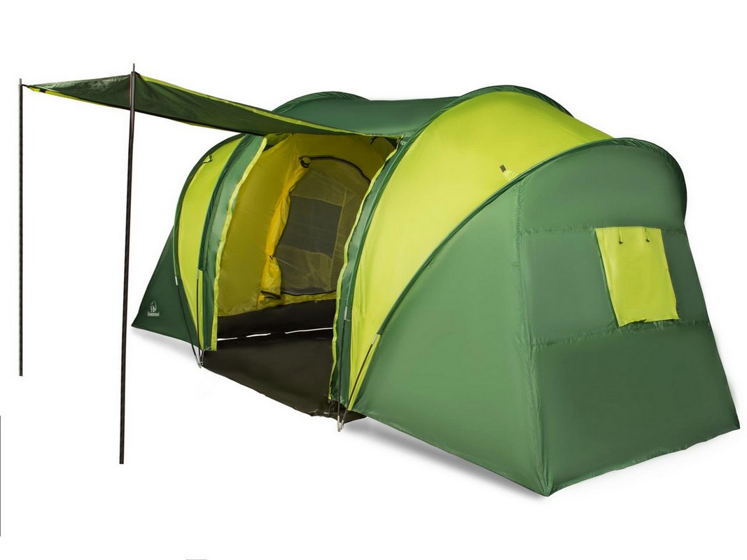 Палатка четырехместная Greenwood Halt 4 зеленый\лайм 1067_800
