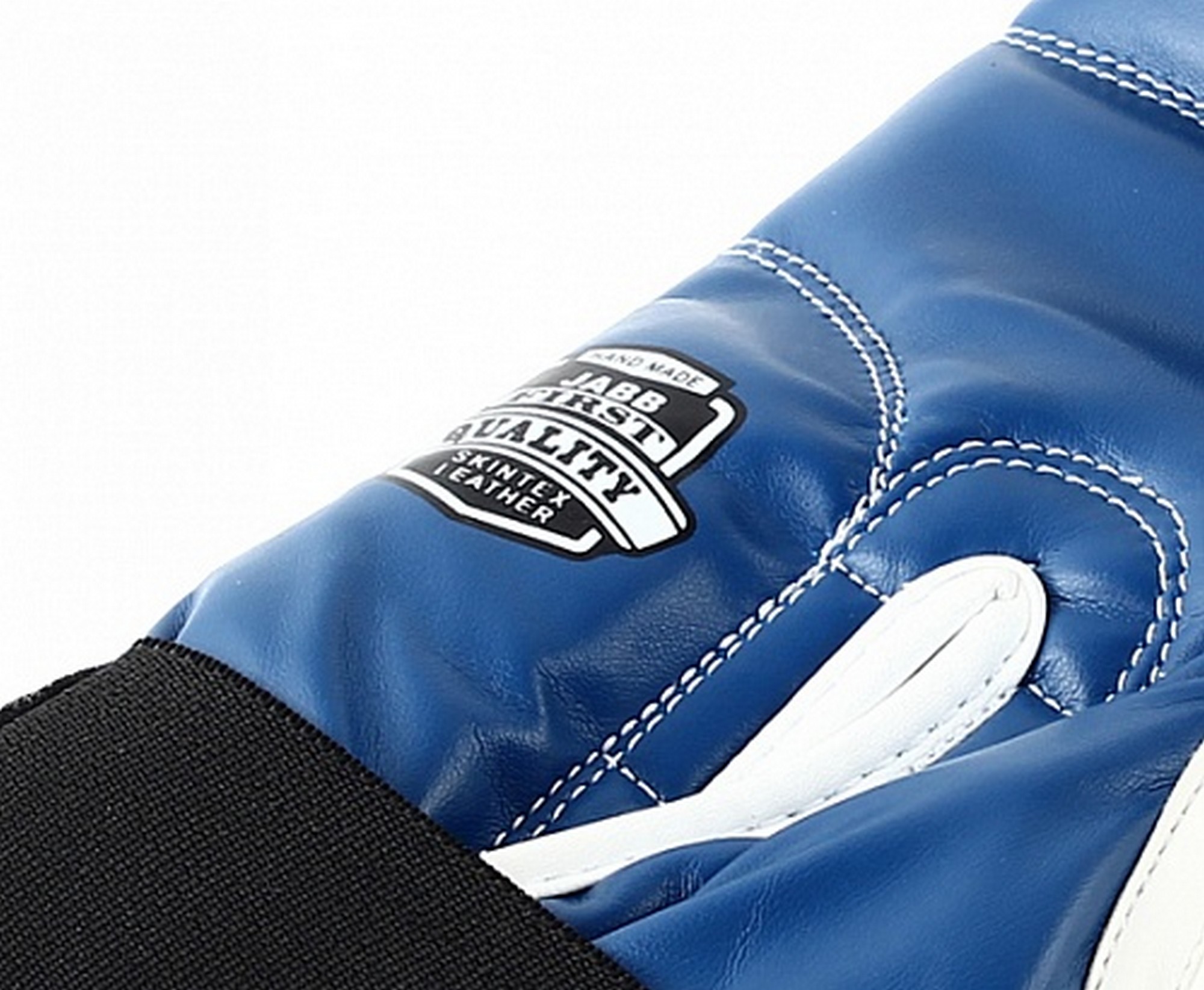 Перчатки боксерские (иск.кожа) 6ун Jabb JE-4056/Eu 56 синий\белый 2000_1644