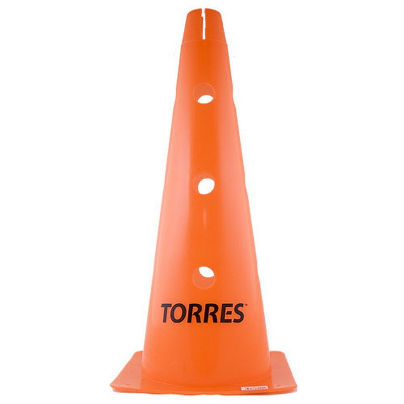 Конус тренировочный Torres h46 см, с отверстиями для штанги TR1011 800_800