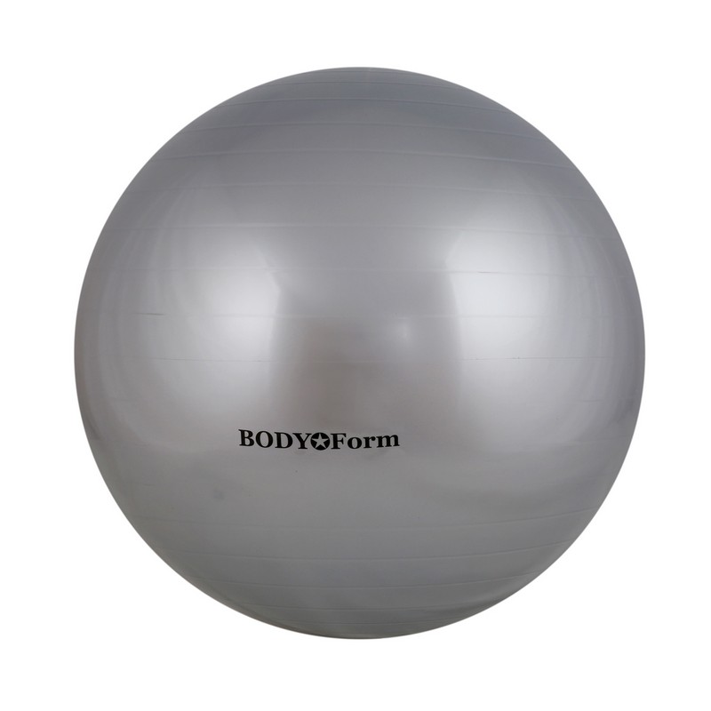 Гимнастический мяч Body Form BF-GB01 D85 см серебристый 800_800
