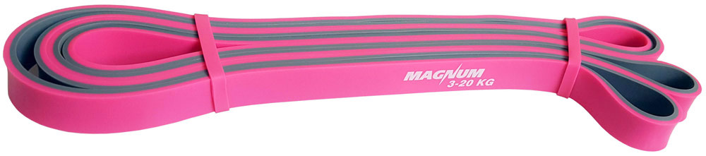 Эспандер-резиновая петля Magnum 15mm (серо-розовый) MRB200-15 1000_221