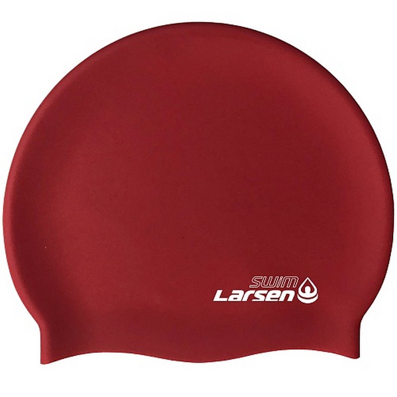 Шапочка плавательная Larsen Swim SC15 Bordo Metallic 800_800