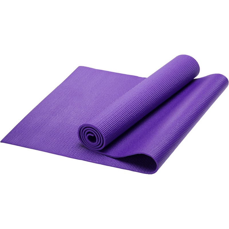 Коврик для йоги Sportex PVC, 173x61x0,4 см HKEM112-04-PURPLE фиолетовый 800_800