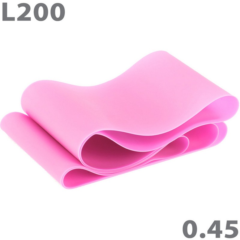 Эспандер Sportex ТПЕ лента для аэробики 200х15х0,45 (розовый) MTPR/L-200-45 800_800