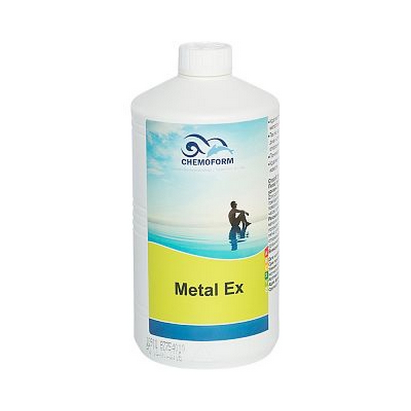 METALL-EX 1кг бутылка, жидкое средство для удаления солей металлов и отложений Chemoform 1091001 800_800