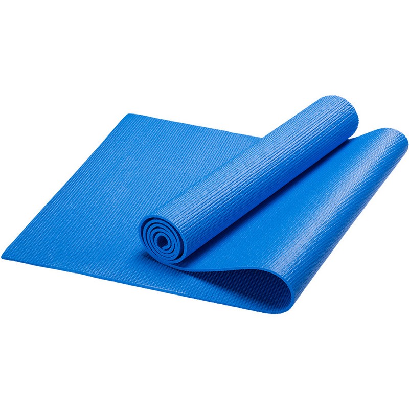 Коврик для йоги Sportex PVC, 173x61x0,5 см HKEM112-05-BLUE синий 800_800