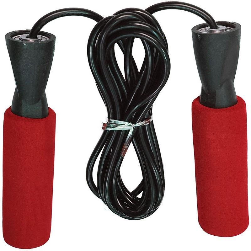Скакалка с подшипником Sportex D34414-3 красный (JPB-400) 800_800